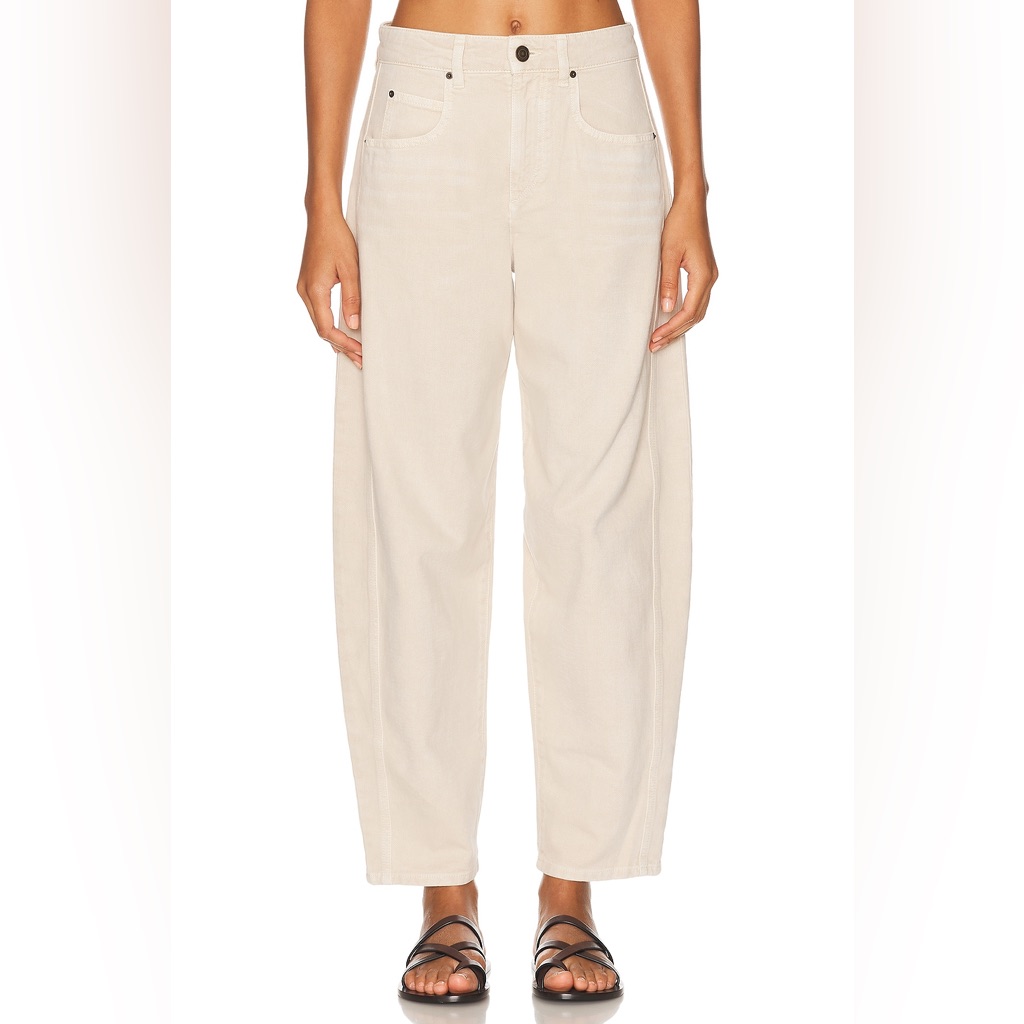 Isabel Marant Oriane Curved Leg Ecru